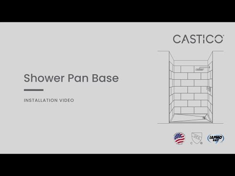 CASTICO - Shower Pan Base - Installation Video
