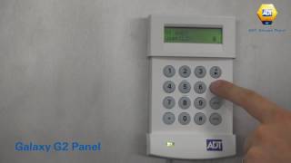 How to change a master code - Galaxy G2 Panel - ADT UK