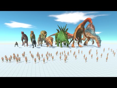 GIANT DINOSAURS FACTION vs UNITS - Animal Revolt Battle Simulator