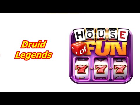 HOUSE OF FUN Casino Slots Game How To Play "Druid Legends" $2.6 Mil WIN - YouTube