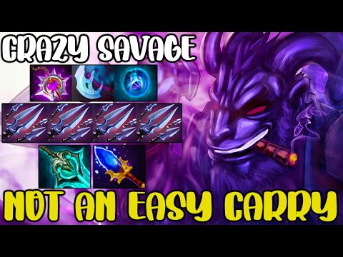 NO AN EASY CARRY - CRAZY SAVAGE - INTENSE RIKI - FULL TEAM FIGHT - DOTA 2 GAMEPLAY