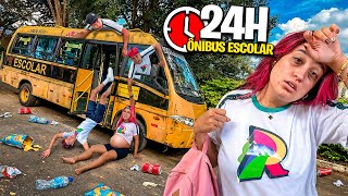 SOBREVIVA NO ÔNIBUS ESCOLAR POR 24 HORAS *Quem saiu por último ?