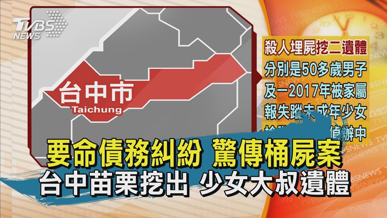 台中爆男女桶屍案! 少女欠債慘遭「淋強酸面目全非」