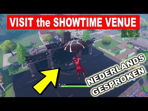 fortnite showtime venue youtube - fortnite nl showtime challenge visit the showtime venue playr negen nederlands locatie  fortnite nl showtime challenge visit the showtime venue playr negen nederlands locatie - fortnite showtime venue youtube