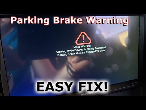 FIX - Car Stereo - Parking Brake Error - Handbrake Bypass