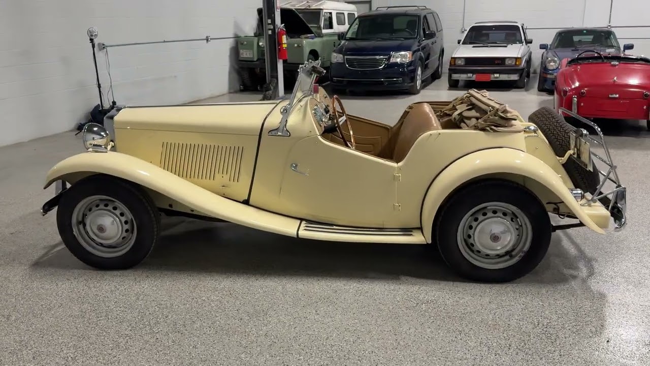 **Now SOLD** 1953 MG TD Roadster 4-Speed Manual