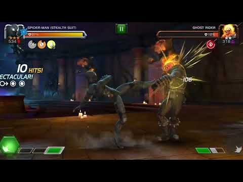 Spider Man (Stealth Suit) vs Ghost Rider | Marvel Contest Of Champions Gameplay | MCOC | #mcoc 