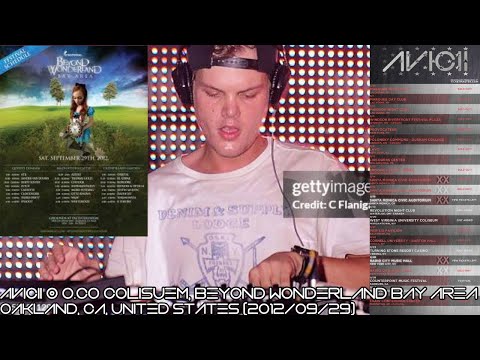 Avicii @ Fall Tour, Queen's Domain, Beyond Wonderland Bay Arena, CA, United States (2012/09/29)
