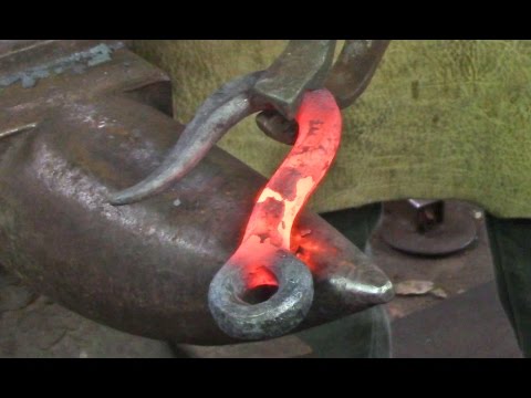 Blacksmithing - Trace Hook, "Old-School" project #1