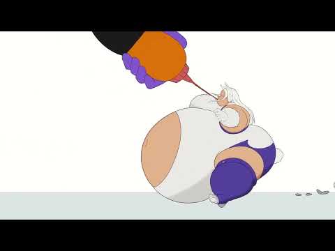 Fat expansión Mirko vs Syrup | Fat animation | EightXL #chubby #animation #fat #mirko