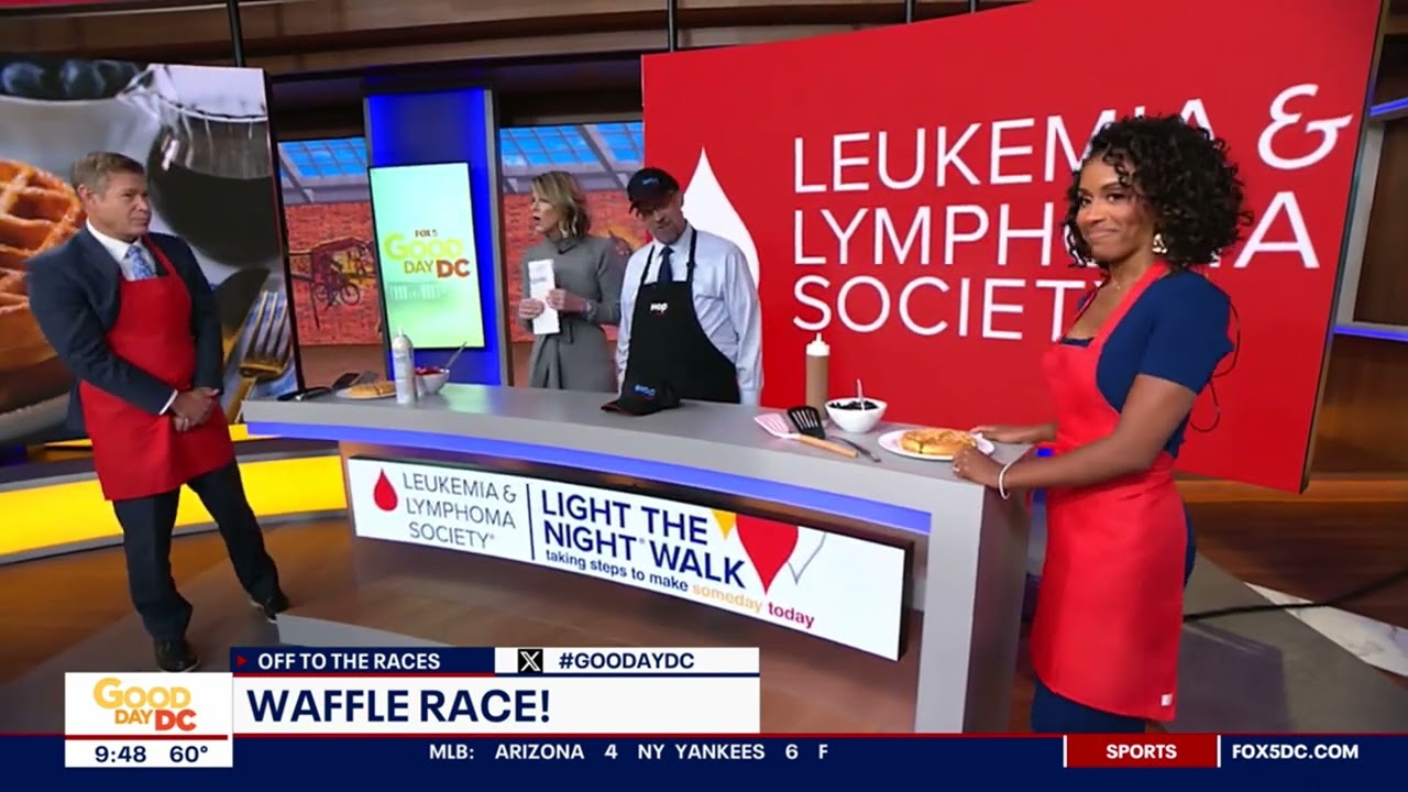 IHOP Celebrates 25 Years with Leukemia Lymphoma Society - Fall Menu 2023 - WTTG 9 26 23 Waffle Race