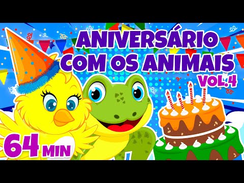 Aniversário com os Animais Vol. 4 - Giramille 64 min | Desenho Animado Musical