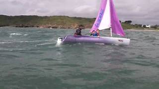 preview picture of video 'Dinghy Sailing, Courtown Sailing Club, Courtown, Gorey, Co. Wexford, June 2011'