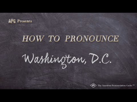 How to Pronounce Washington, D.C. (Real Life Examples!)
