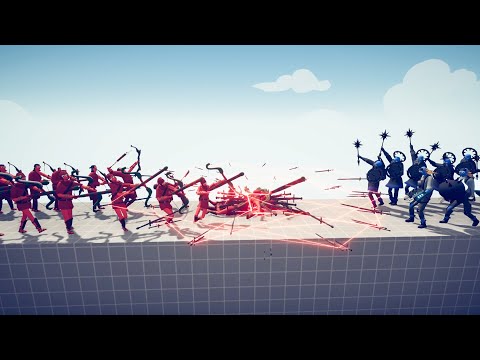 Ancient Team + Dynasty Team vs Every Unit - Totally Accurate Battle Simulator TABS