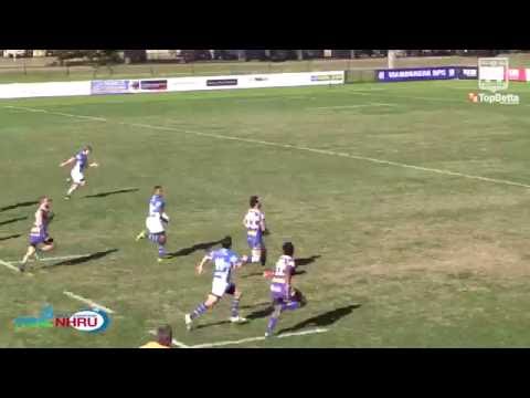 2016 NHRU Round 7 Premier 2 Highlights - Wanderers v Hamilton Hawks