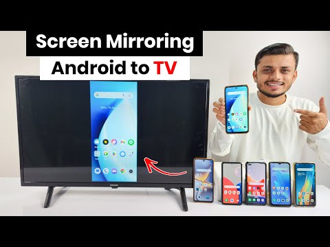 Screen mirroring android to tv | How to screen mirror android to tv | Screen mirroring