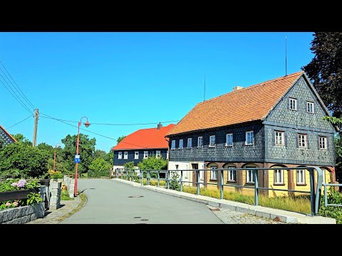 4K Driving in Germany 🇩🇪  ( Bernstadt,Kemnitz ) One Of The Most Beautiful Village in Germany |4k