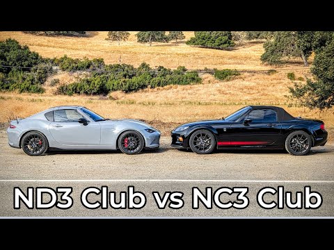 2013 Mazda Miata (NC3) vs 2024 Mazda Miata (ND3) - Head to Head Review!