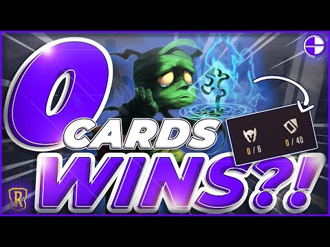 Can I Win Without Playing Cards?! | LoR Challenge Video | Legends of Runeterra