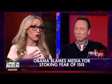 12-22-15 Kat Timpf on Red Eye - Obama Blames Media for ISIS Fears