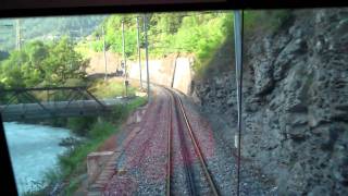 preview picture of video 'Swiss Railways, metre gauge - Visp to Zermatt'