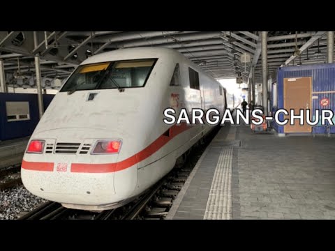Mit dem ICE 1 von Sargans nach Chur