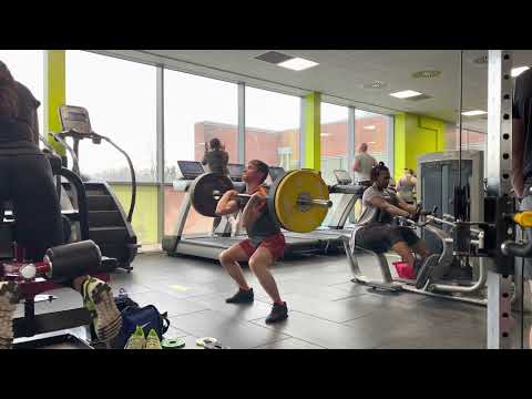 First 100kg/220lbs power clean Bw 59kg