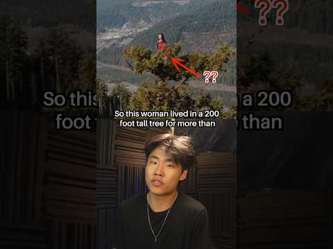 She Lived in This Tree For 2 YEARS to Protest it Being Cut Down #shorts