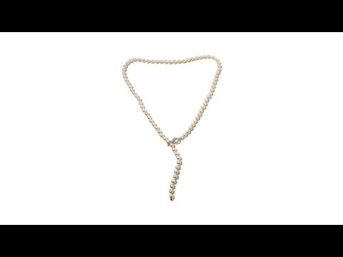 Imperial Pearls 67mm Cultured Pearl Lariat Necklace