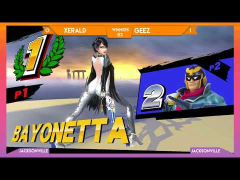 Jax Smash Weekly 5/10 - Geez(Bayonetta) vs. Xerald(C. Falcon) Winners R3