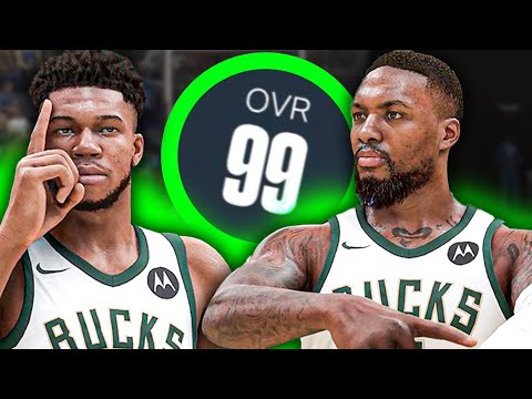 DAMIAN LILLARD MILWAUKEE BUCKS SIMULATION!