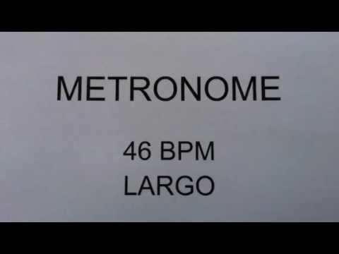 METRONOME 46 BPM LARGO