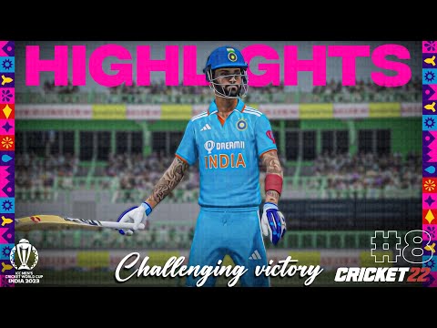 India vs South Africa - ODI World Cup 2023 - Cricket 22 Stream Highlights