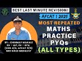 MOST REPEATED MATHS PYQs AFCAT 1 2025 Maths Full Mock Solved Must Do Before Exam