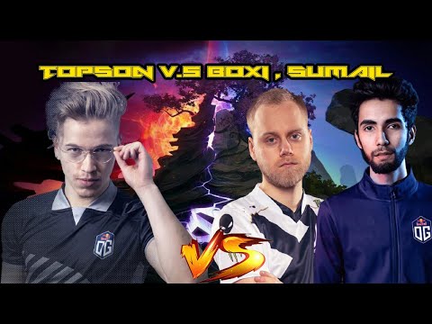 DOTA 2 : TOPSON(Luna) vs SUMAIL(Terrorblade) and BOXI(Rubic) | Dota 2 Pro Gameplay ft. Topson