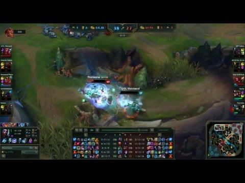 Thorasine, the pleb outplays LCS toplaner UOL Vizicsacsi!!1