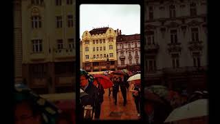 preview picture of video 'Bratislava capital of Slovakia .colourful seen during rains'