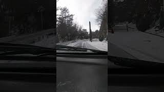 ha22s アルトワークス 雪道坂道発進