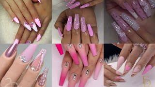Beautiful Pink Nail 💅 Art ideas|Nails Design|Pink Nails Design 2024🔥