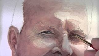 Watercolor Portrait - Time Lapse