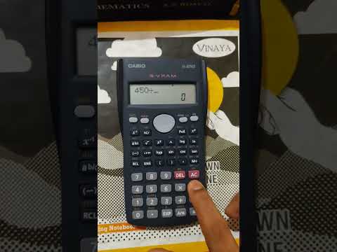 casio calculator fx-82MS.             percentage calculate steps in this short video