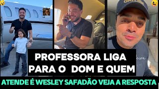 WESLEY SAFADÃO ATENDE LIGAÇÃO DA PROFESSORA DO FILHO E REVELA TUDO!