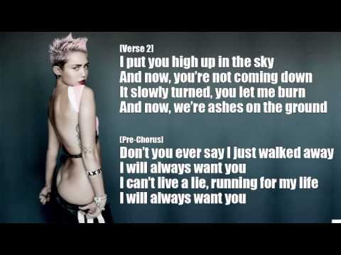 Miley Cyrus - Wrecking Ball || Piano Version (Male Karaoke/Instrumental) [Lower Pitch]