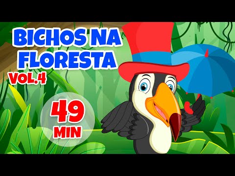 Bichos na Floresta Vol. 4 - Giramille 49 min | Desenho Animado Musical