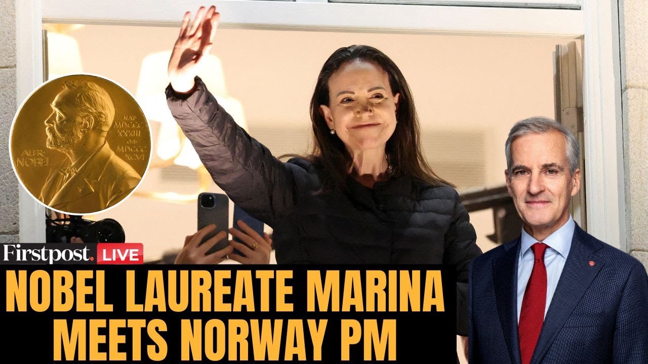 LIVE: Venezuelan Opp. Leader Maria Machado Holds Presser With Norway PM After Nobel Peace Prize Win