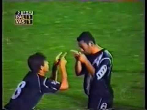 Copa Libertadores 1999 - Oitavas de final - Jogo de ida - Palmeiras 1x1 Vasco - Gol do Vasco