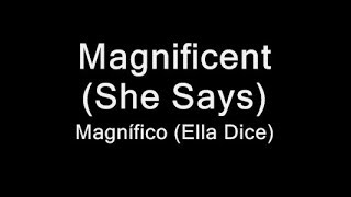 ELBOW - Magnificent (She Says) - (Inglés - Español)