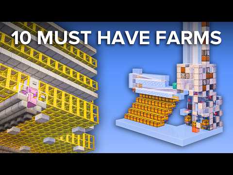 10 MUST HAVE Farms For Every Minecraft World
