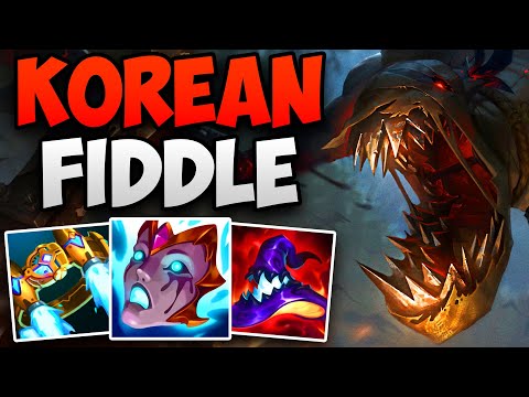 KOREAN CHALLENGER JUNGLER SOLO CARRY WITH FIDDLESTICKS! | CHALLENGER FIDDLE JUNGLE GAMEPLAY | 15.7